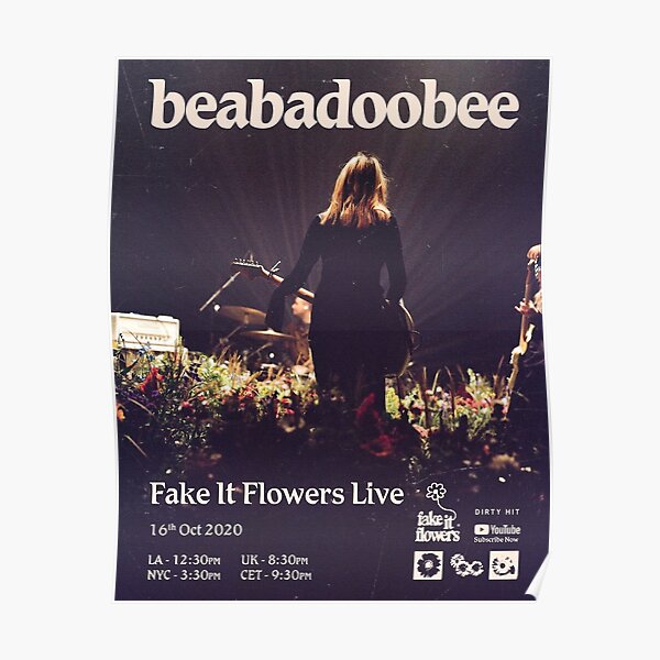 Fake It Flowers Live Poster