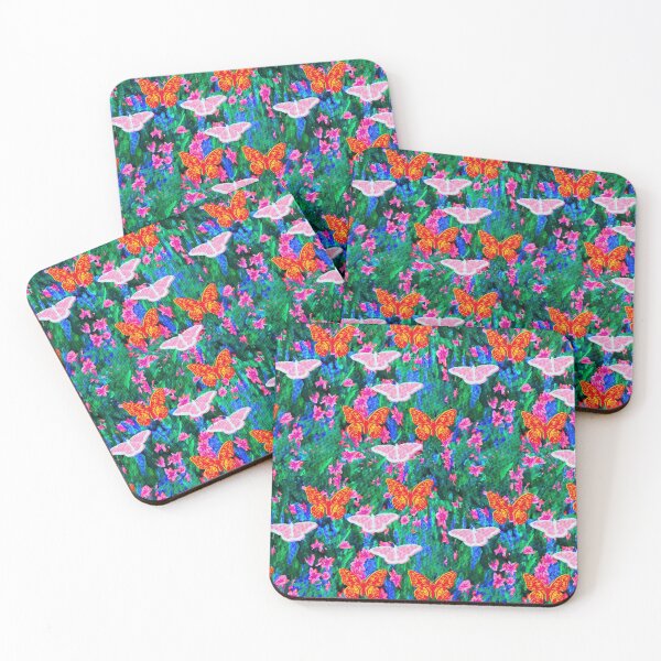 Item preview, Butterfly Halftone Mixed Media Painting Pattern designed and sold by NineteenNinetee.