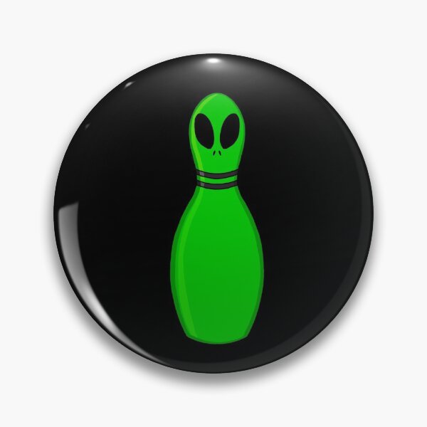 Item preview, Alien Bowling pin designed and sold by Hooked on Brooke.