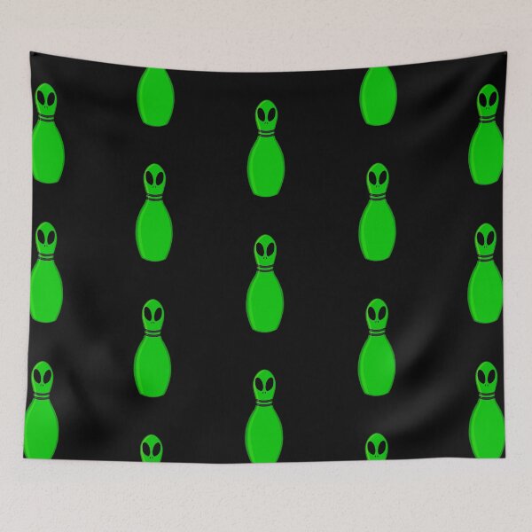 Item preview, Alien Bowling pin designed and sold by Hooked on Brooke.