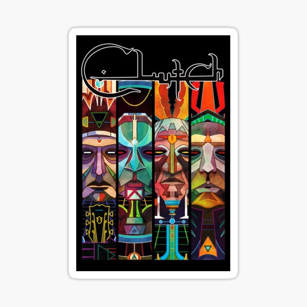 "CLUTCH 'BEST TRENDING COVERS" Sticker for Sale by kgarvie19 Redbubble