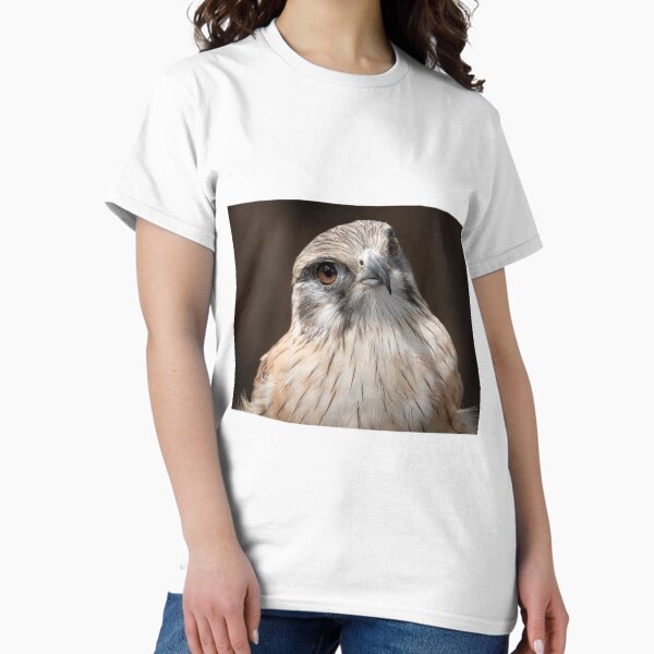 Portrait of a Brown Falcon Classic T-Shirt