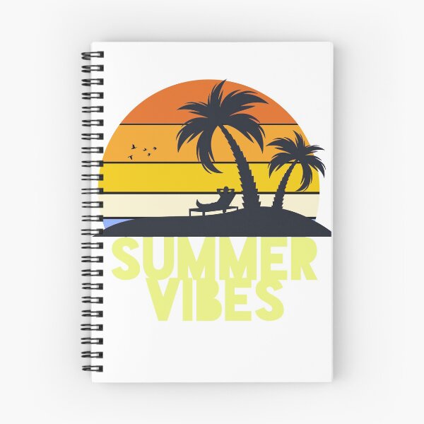 Item preview, VINTAGE SUNSET SUMMER VIBES LIGHT TEXT VARIANT designed and sold by ShoutOutShirts.