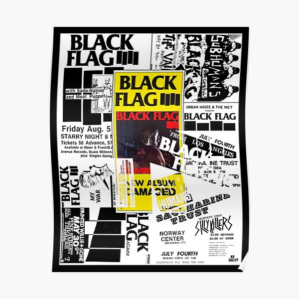 "Black Flag" Poster for Sale by serongkaba Redbubble