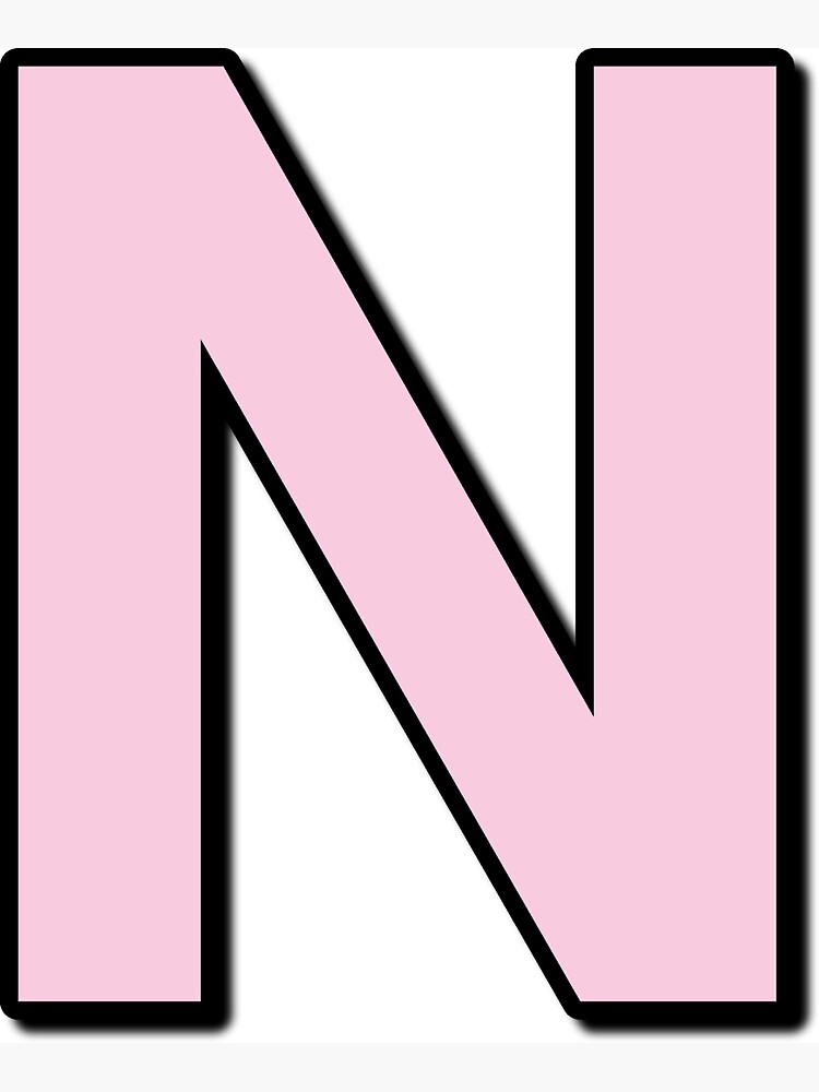 Pink letter R Sticker for Sale by imantahar