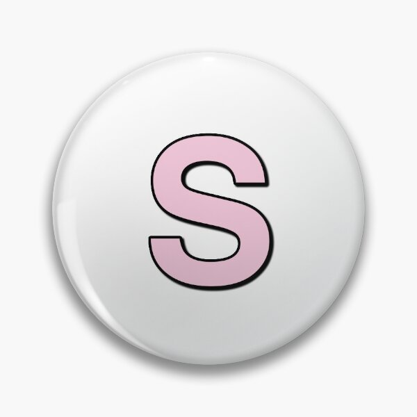 Item preview, Pink letter S designed and sold by Ninja Design Printable.
