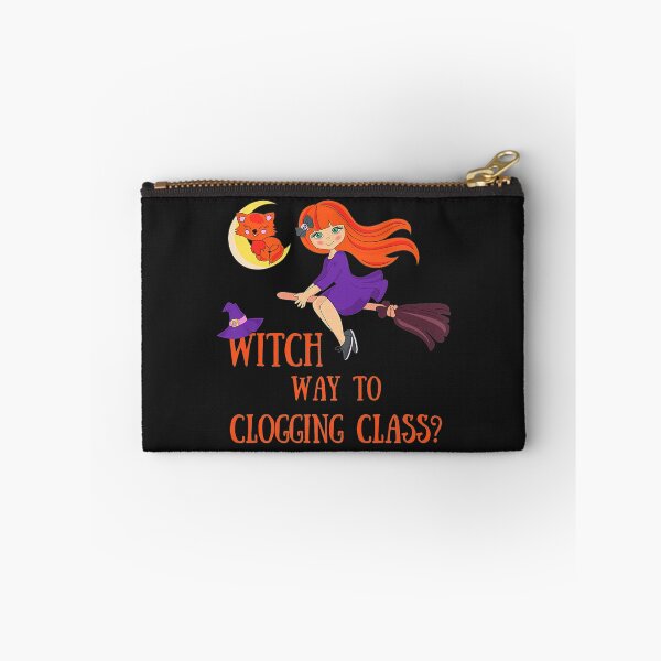 Item preview, Halloween redhead witch cat clogging class Premium designed and sold by miriamee.