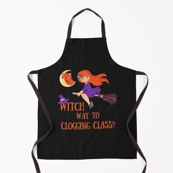 Item preview, Halloween redhead witch cat clogging class Premium designed and sold by miriamee.