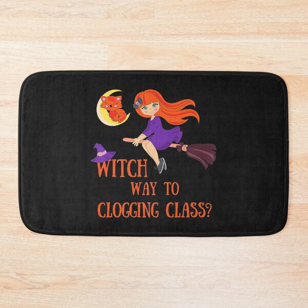 Item preview, Halloween redhead witch cat clogging class Premium designed and sold by miriamee.
