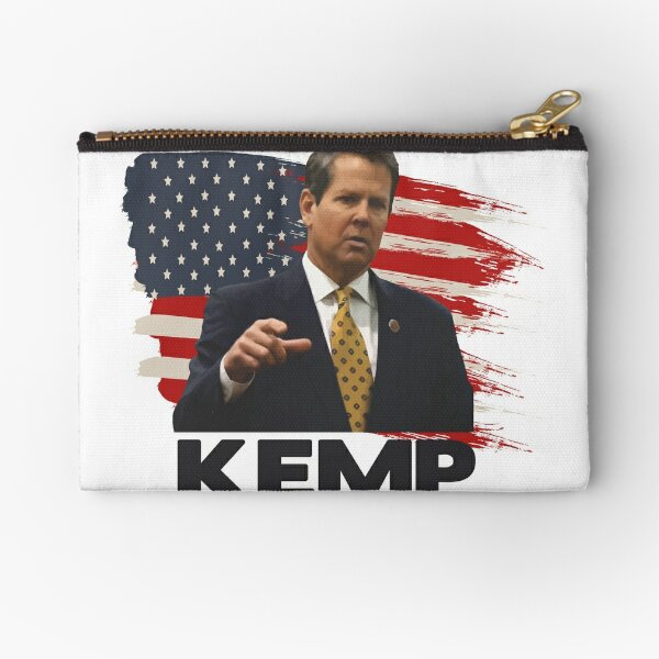 brian kemp merch Zipper Pouch