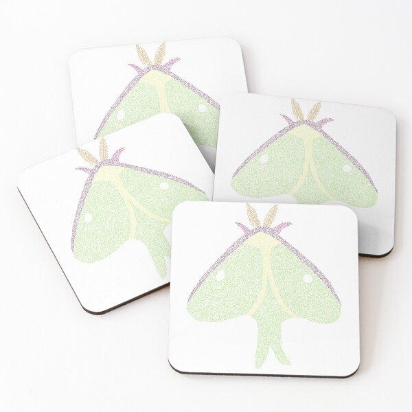 Item preview, Single Line Luna Moth designed and sold by colorsqueaks.