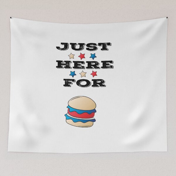 Item preview, Just here for the hamburger designed and sold by Sam Artist.