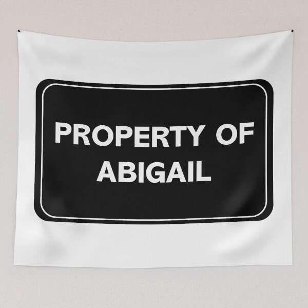 Aperçu de l'œuvre Propriété d'Abigail créée et vendue par wessica.