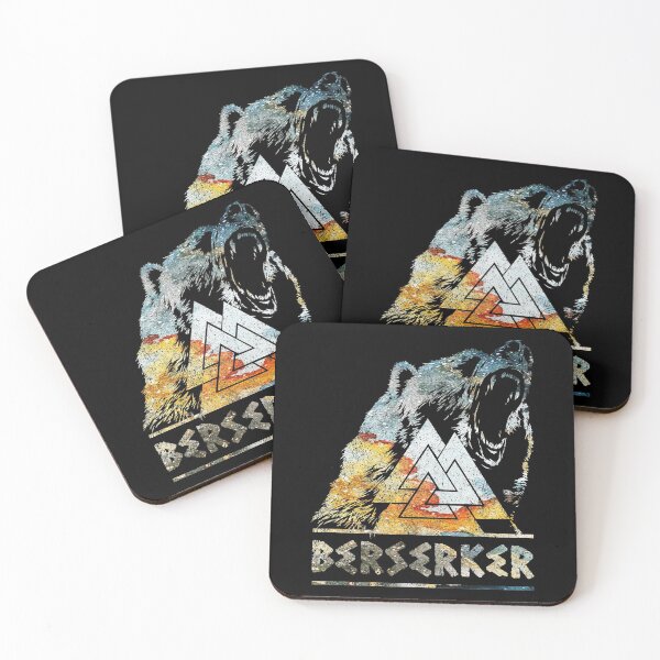 Aperçu de l'œuvre Berserker Viking Valknut Viking Symbole Viking créée et vendue par Dog-T-Shirts.