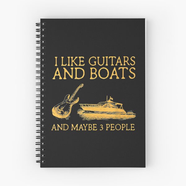 Item preview, I Like Guitars And Boats And Maybe 3 People Lover designed and sold by miriamee.