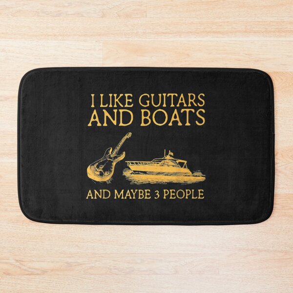 Item preview, I Like Guitars And Boats And Maybe 3 People Lover designed and sold by miriamee.