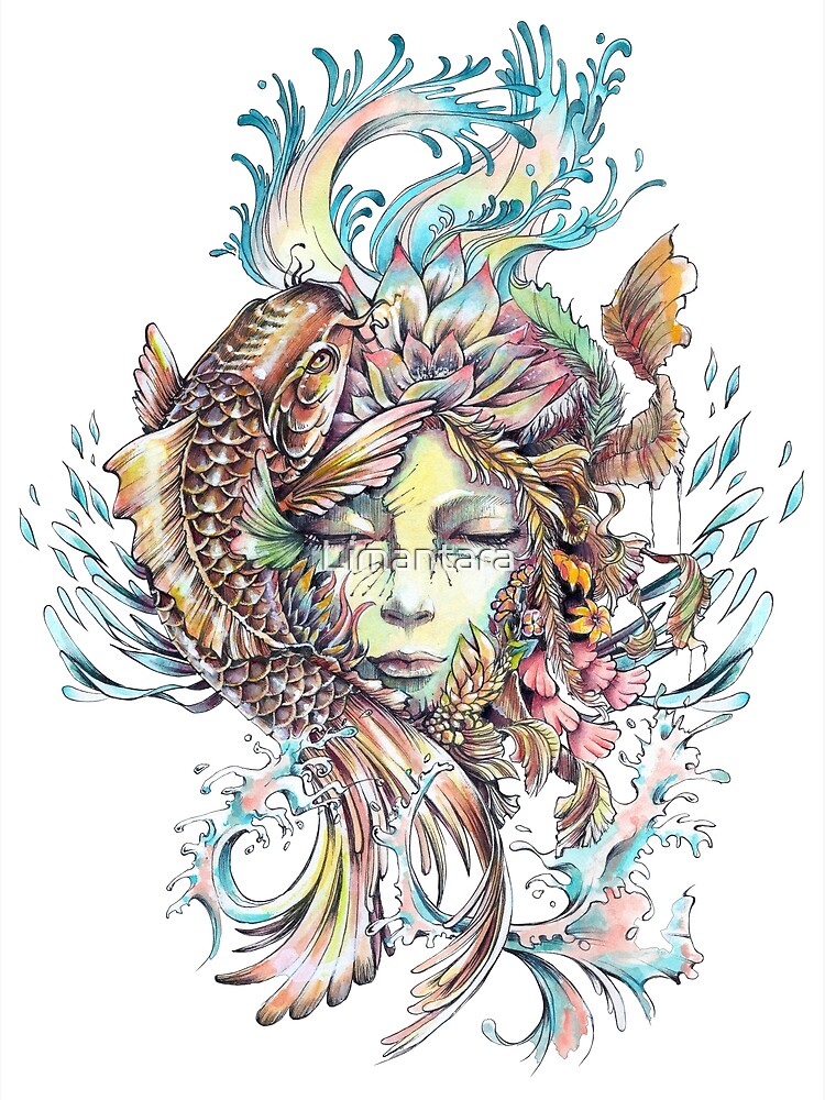 \"World of deep blue ocean\" Poster for Sale by Limantara | Redbubble