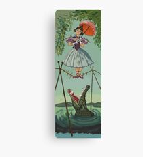 Haunted Mansion Tightrope Girl Canvas Print