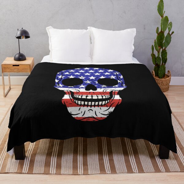 Item preview, American flag skull, Patriotic skull designed and sold by Sam Artist.