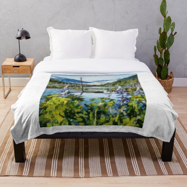 Item preview, Looking through the lupins at the famous Mendenhall Glacier designed and sold by Sergey Ovchinnikov.