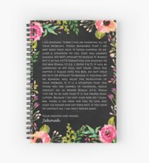 Something For Jehovah To Do Spiral Notebook
