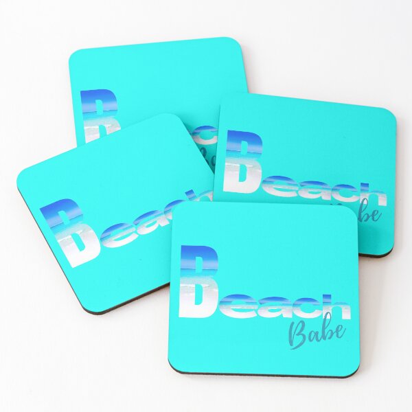 Item preview, Beach Babe | Bright Blue, Green and Aqua Text Design | My Happy Place | Ocean Bliss designed and sold by FrequencyV.
