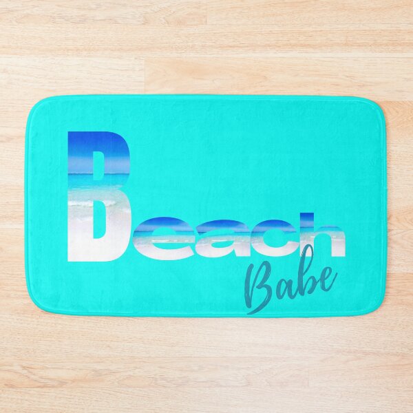 Item preview, Beach Babe | Bright Blue, Green and Aqua Text Design | My Happy Place | Ocean Bliss designed and sold by FrequencyV.
