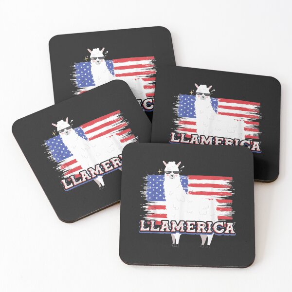 Item preview, Llamerica Fourth of July Llama designed and sold by miriamee.