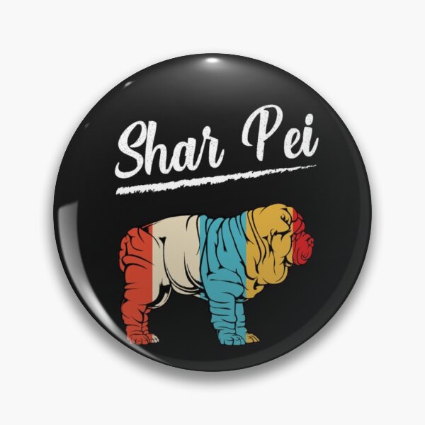 Item preview, Vintage Retro Style Shar Pei dog gift idea T-Shirt  designed and sold by StarcyWol.