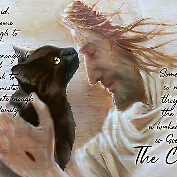 Artwork thumbnail, Black Cat God - God Once Said " I Need Someone Strong Enough To Pull A Cart" by MagicatcoArt