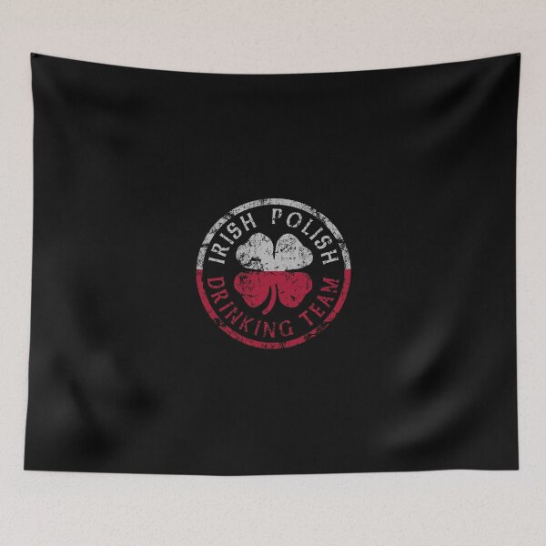 Item preview, Irish Polish Flag Drinking Team Polska Ireland designed and sold by derekvella.