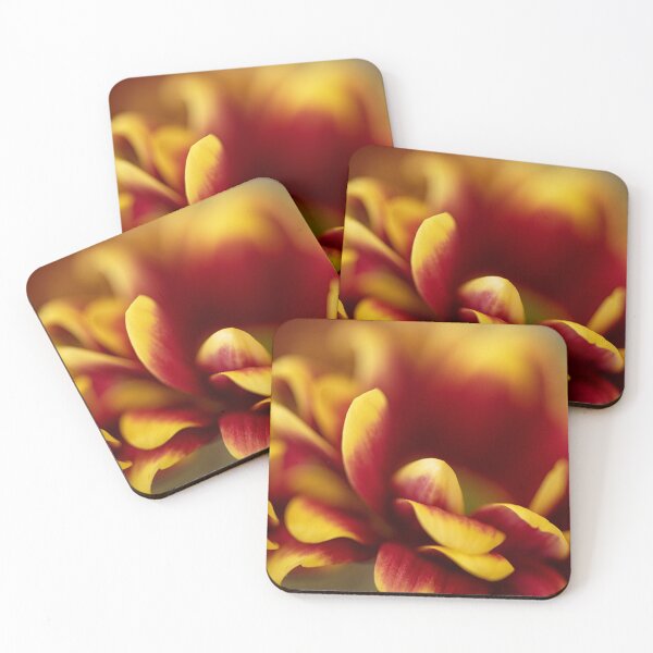 Item preview, red and yellow Chrysanthemum,striking colours designed and sold by kathleenjean.