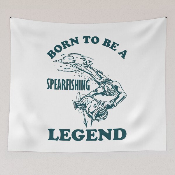 Item preview, Born To Be A Spearfishing Legend designed and sold by cotros.