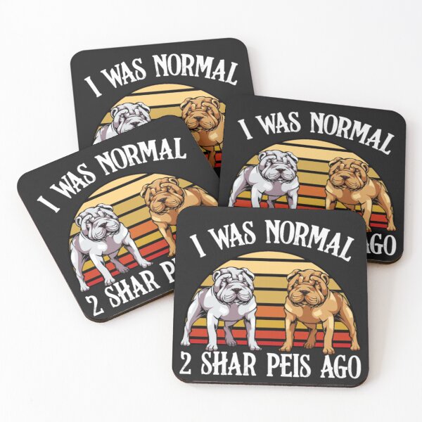 Item preview, Normal 2 Shar Peis Ago dog owner gift T-Shirt  designed and sold by StarcyWol.