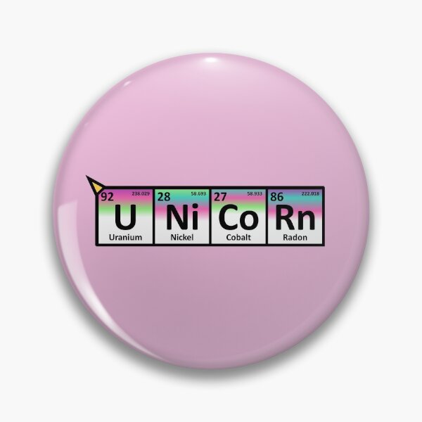 Item preview, Unicorn on the periodic table designed and sold by yayor.