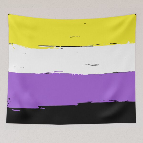 Item preview, NonBinary Flag | Gift for Non Binary | Enby Pride FLag | Non Binary Pride designed and sold by throuplescorner.