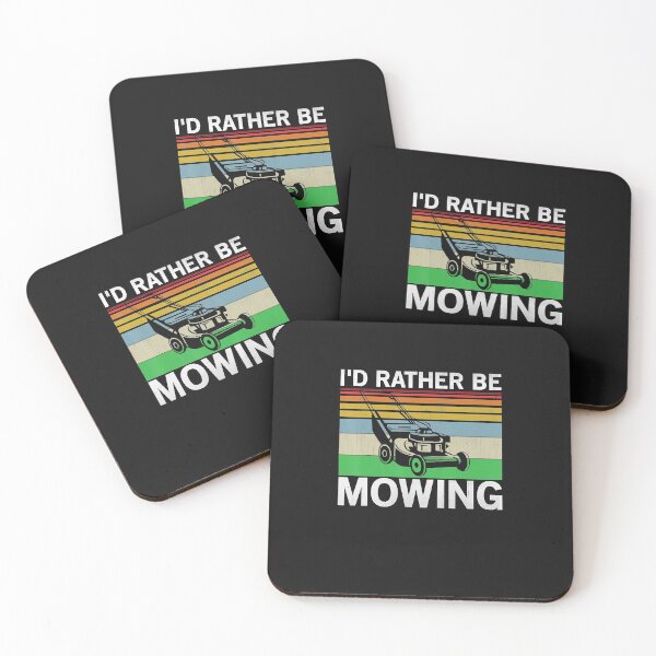 Item preview, Id Rather Be Mowing Shirt Lawn Mowing Shirt Lawn Mower  designed and sold by AmylahP.