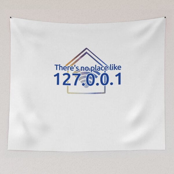 Item preview, There's no place like 127.0.0.1 designed and sold by afternoontees.