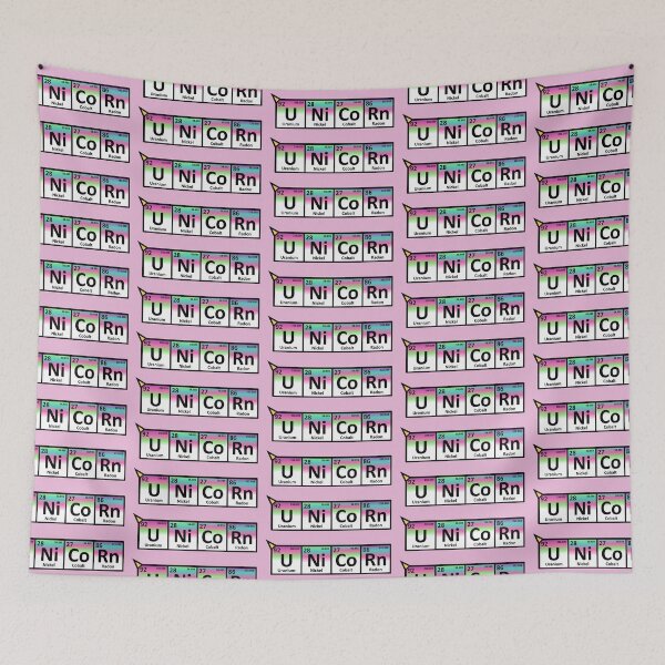 Item preview, Unicorn on the periodic table designed and sold by yayor.