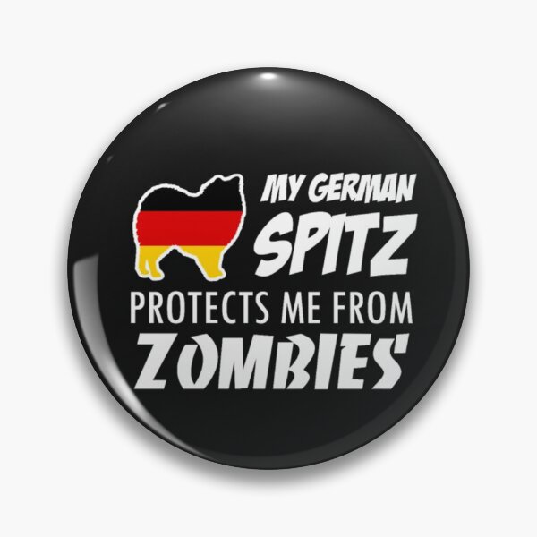 Item preview, My German Spitz protects zombies T-Shirt  designed and sold by StarcyWol.