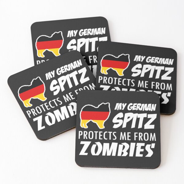Item preview, My German Spitz protects zombies T-Shirt  designed and sold by StarcyWol.