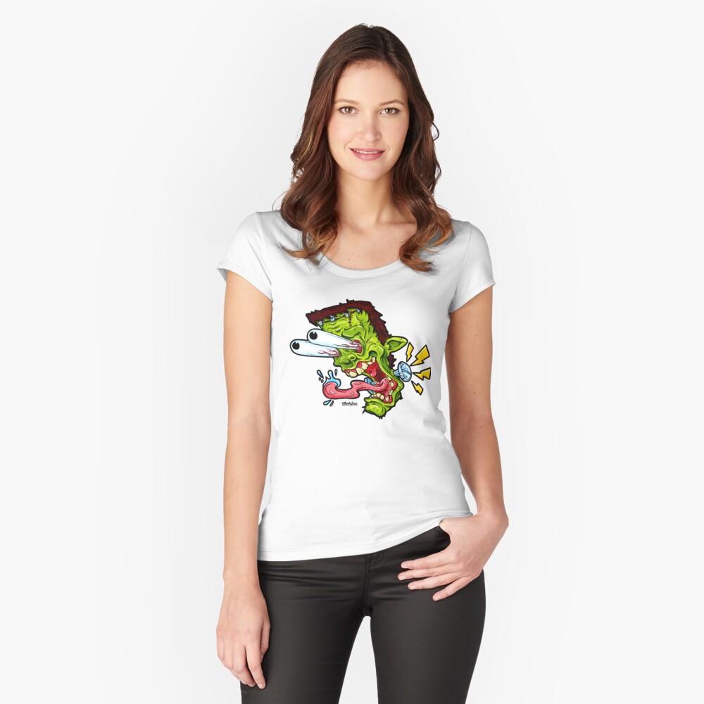 Item preview, Fitted Scoop T-Shirt designed and sold by boogieghoulie.