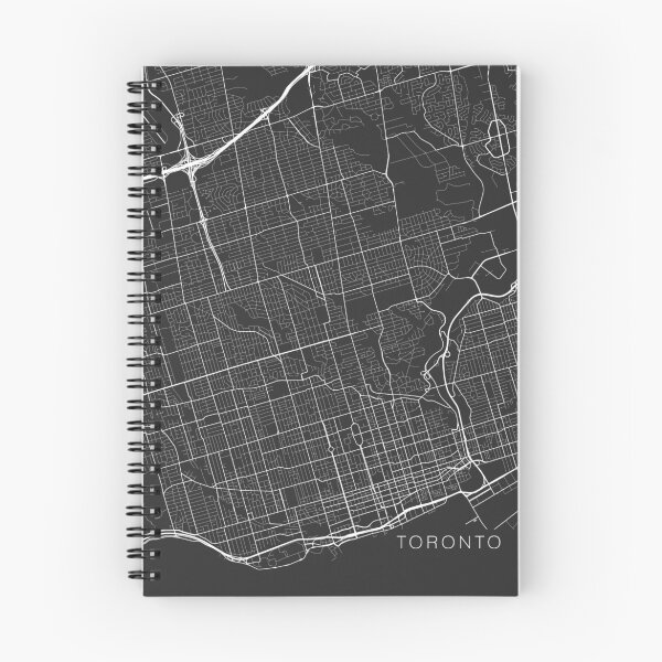 Item preview, Toronto Map, Canada - Gray designed and sold by MainStreetMaps.