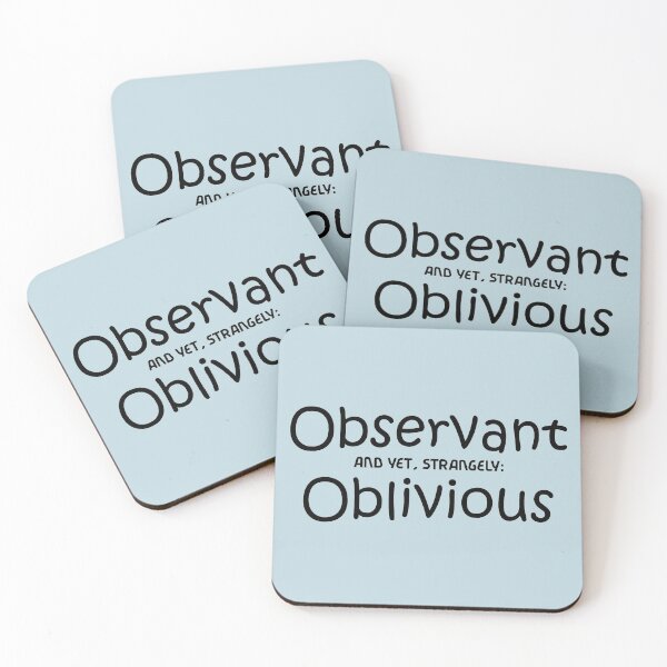 Item preview, observant yet oblivious designed and sold by bluehair.