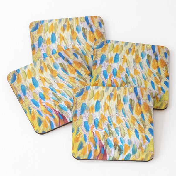 Item preview, Colorful brush strokes on concrete wall  designed and sold by wonderisland.
