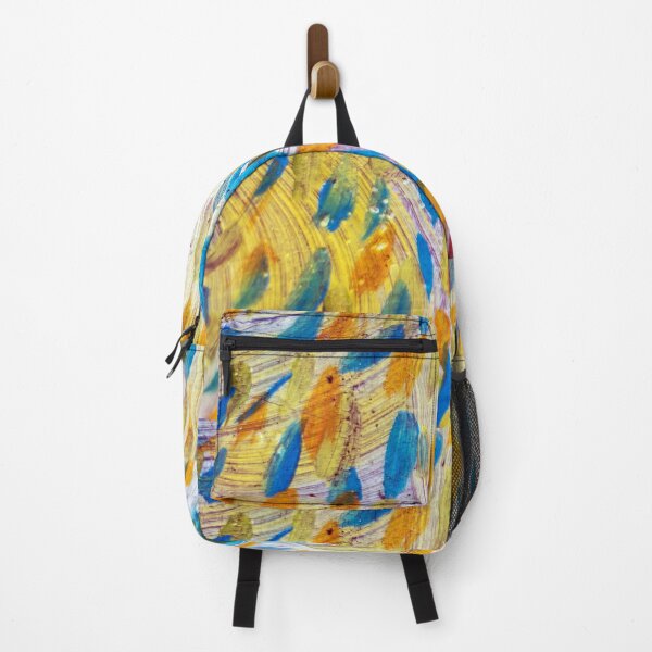 Item preview, Colorful brush strokes on concrete wall designed and sold by wonderisland.