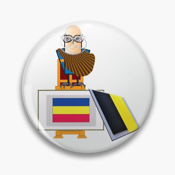 Item preview, Owl as an Artist (Kelly Ellsworth 1923-2015 American painter, Hard Edge, Minimalism.) Enigmatic? Art, Decorative, Kind, Digital, Colorful, designed and sold by Paszkan.