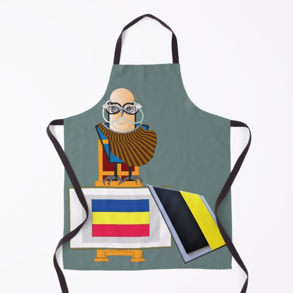 Item preview, Owl as an Artist (Kelly Ellsworth 1923-2015 American painter, Hard Edge, Minimalism.) Enigmatic? Art, Decorative, Kind, Digital, Colorful, designed and sold by Paszkan.