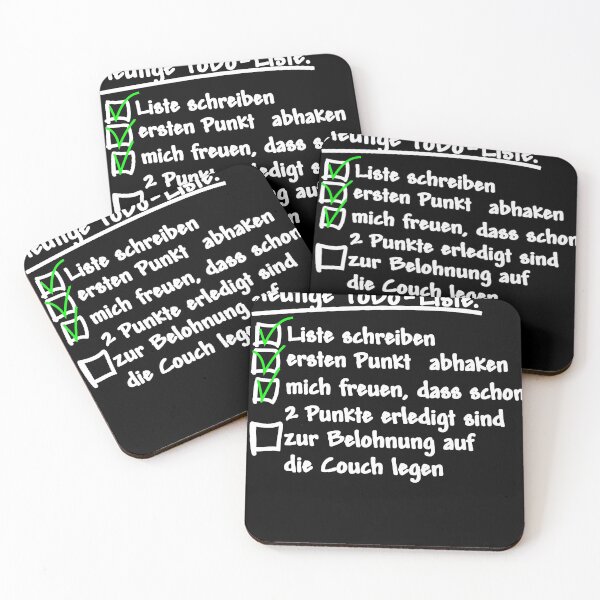 Artikelvorschau, To-Do-Liste weiße Schrift entworfen und verkauft von frankuffmann.