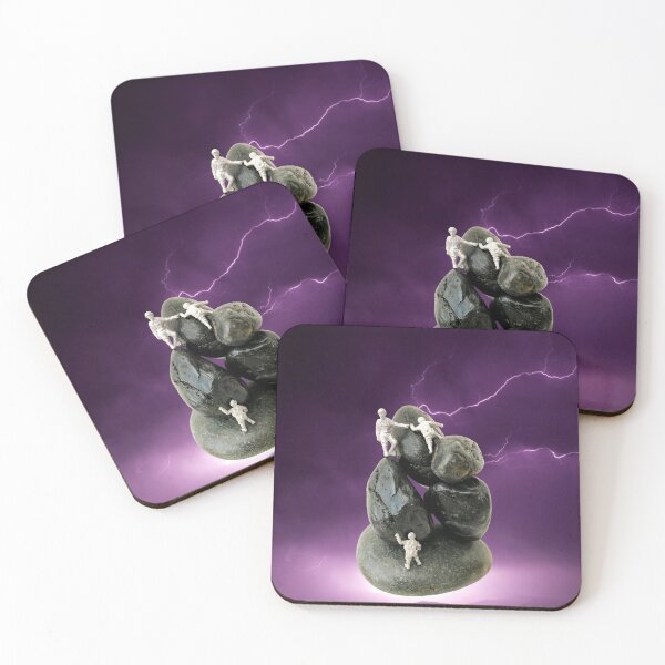 Item preview, Art Stone Sculpture. Climbers Purple Sky designed and sold by Bagsyrose.